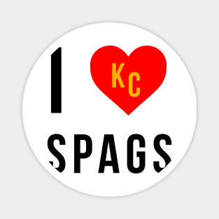 I love Spags Kansas City Chiefs Superbowl Champions Magnet